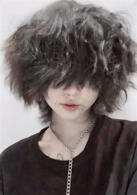 short fluffy alt hair - Google Search | Fluffy hair, Androgynous hair ...