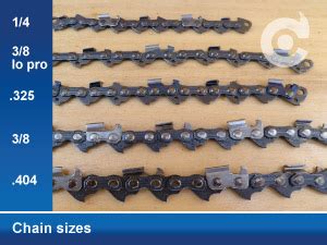 How To Measure Chainsaw Chain / Chainsaw File Size Charts | The Cutting Professionals / A chain ...