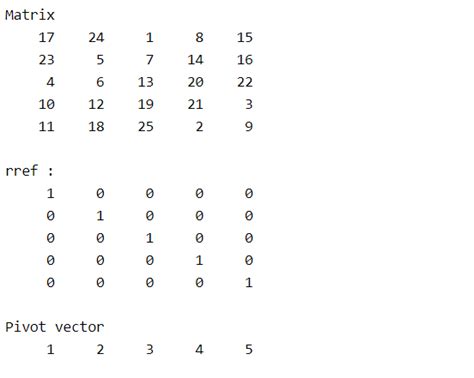 Reduced Row Echelon Form (rref) Matrix in MATLAB - GeeksforGeeks