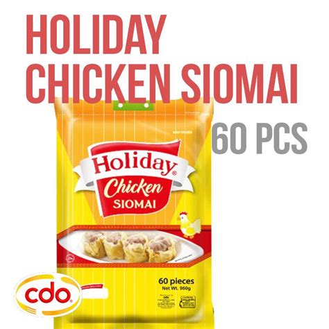 Holiday Chicken Siomai 60pcs | NegosyoNow