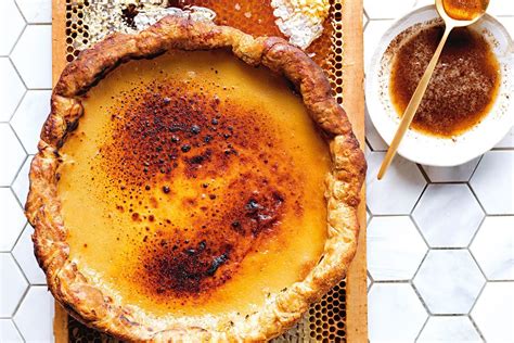 Portuguese tart with sticky cinnamon honey - Recipes - delicious.com.au