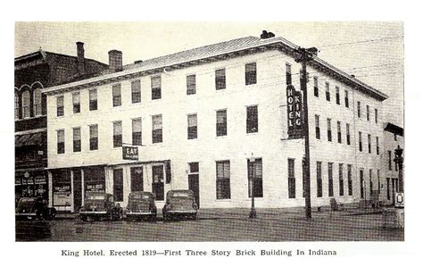 Lawrenceburg-King Hotel.. First three story brick building in Indiana | Lawrenceburg ...