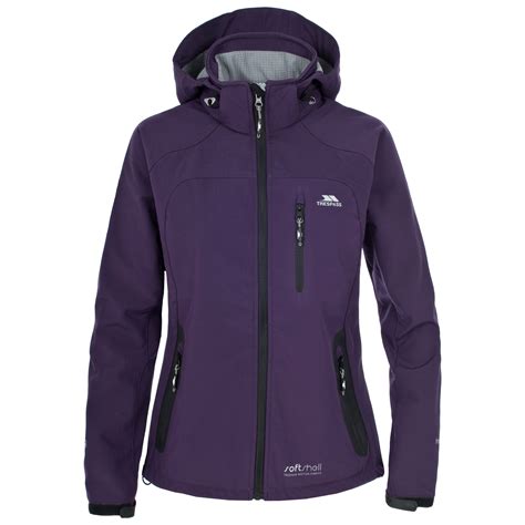 Trespass Womens Softshell Jacket Water Resistant Windproof Outdoor Coat ...