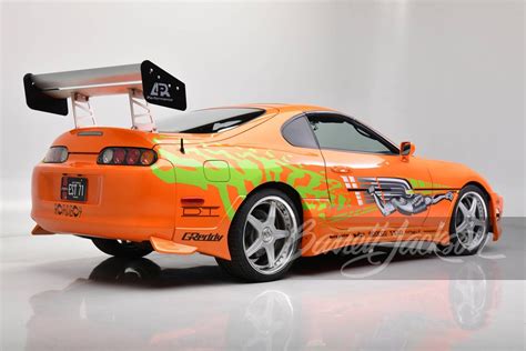 Paul Walker's '10-second' Orange Supra Has Fetched 0,000 At An Auction!