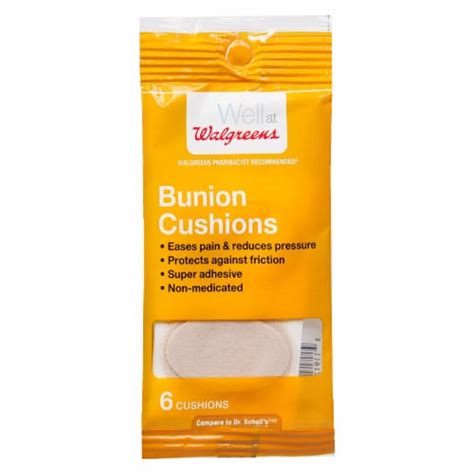 Walgreens Bunion Cushions, 6 ct - Smith’s Food and Drug