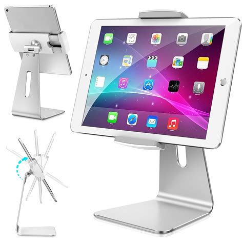 Buy AboveTEKElegant Stand, Aluminum iPad Stand Holder, Desktop Kiosk POS Stand for 7-13 inch ...