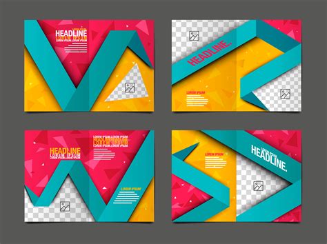 Banner Design Template with Colorful Geometric Background 673333 Vector Art at Vecteezy