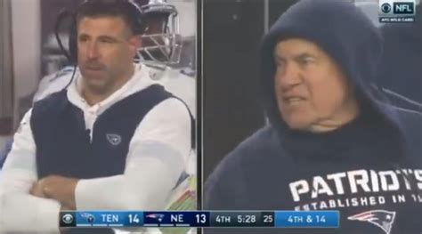 Bill Belichick Curses Up A Storm On The Sidelines After Titans Head ...