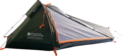 Mountain Warehouse Backpacker 1 Man Tent- Waterproof at 2,000 mm ...