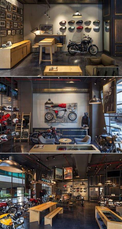 New Royal Enfield Showroom Interior Delhi- Studio Lotus - The ...