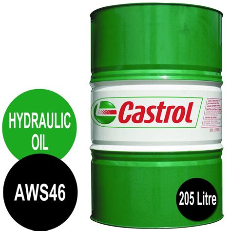 CASTROL HYSPIN AWS46 205L HYDRAULIC OIL - Collier & Miller