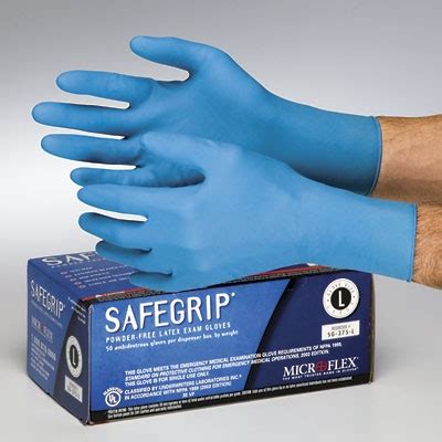 Microflex® SafeGrip® Latex Gloves