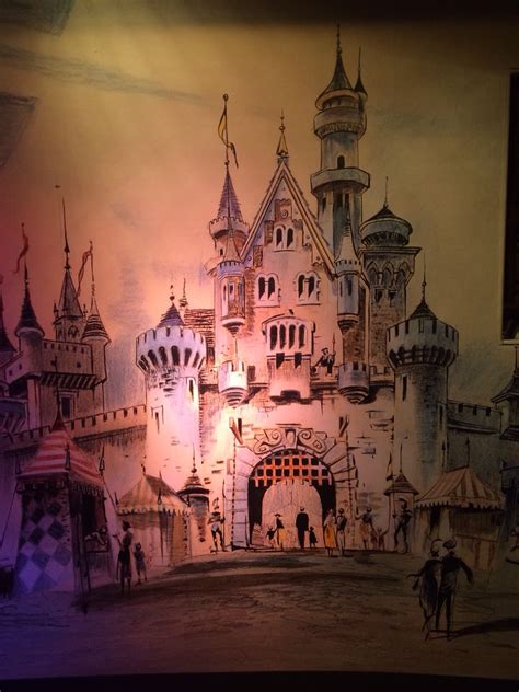 Magic kingdom concept drawing from Walt Disney Hollywood studios celebrating Walt Disney movie ...