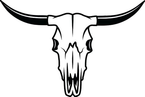 Texas Longhorn Skull Coloring Pages