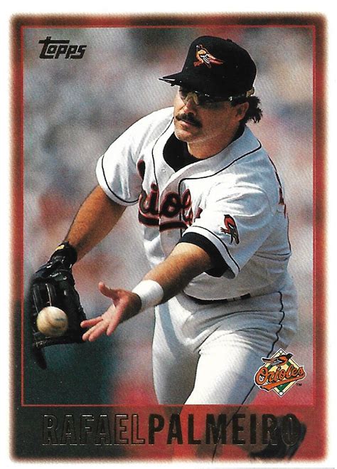 Rafael Palmeiro 1997 Topps #140 Baltimore Orioles Baseball Card