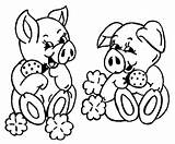 Normal Pig Coloring Page  Free Printable Pages For Kids sketch template