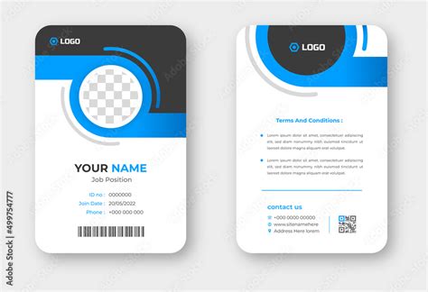 Modern and clean business id card template. professional id card design ...