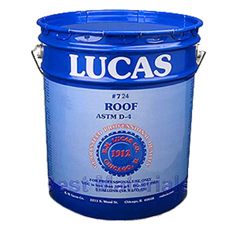 Lucas 724 Fibrated Liquid Roof Coating (5G)
