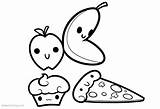Cute Food Coloring Pages  Free Printable sketch template