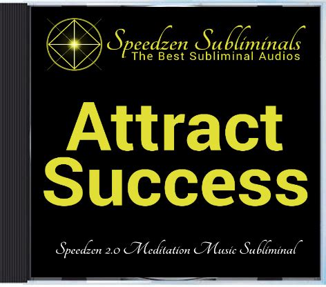 Attract Success 2.0 Subliminal CD | Speedzen Subliminals