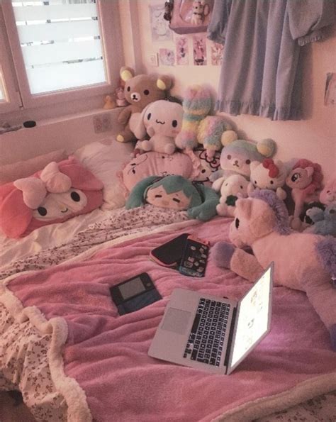 cutecore bedroom, ☆ | Kawaii bedroom, Kawaii room, Hello kitty rooms