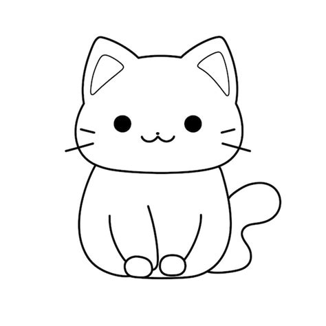 How To Draw A Cute Cat