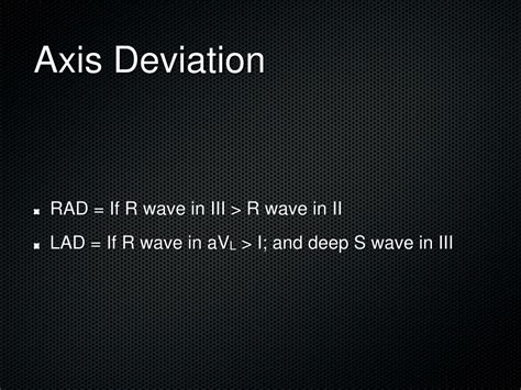 PPT - Axis Deviation PowerPoint Presentation, free download - ID:799518