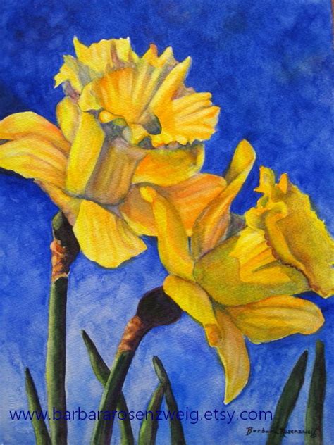 Narcissus Flower Painting at PaintingValley.com | Explore collection of Narcissus Flower Painting