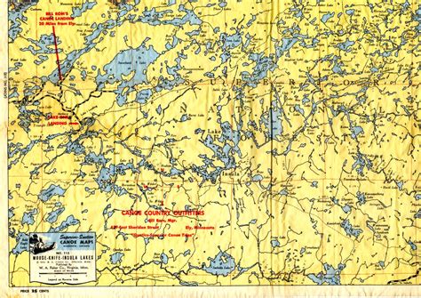 BWCA Maps with older portages Boundary Waters Listening Point - General Discussion