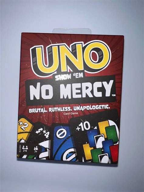 UNO Show Em No Mercy Card Game NEW Sealed 194735220809 | eBay