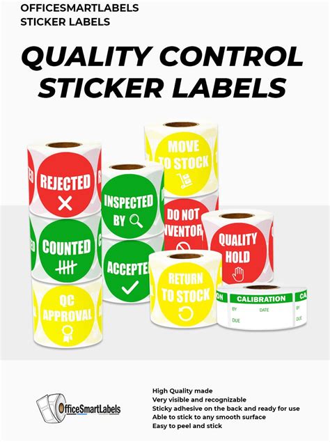 Amazon.com : 300 Labels - Quality Hold Stickers for Quality Control, Inventory, Warehouse ...