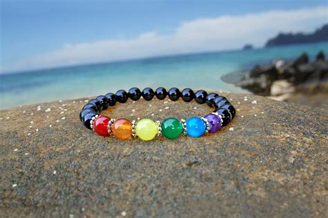 Rainbow Bead Bracelet | Beaded bracelets, Rainbow beads, Bracelets