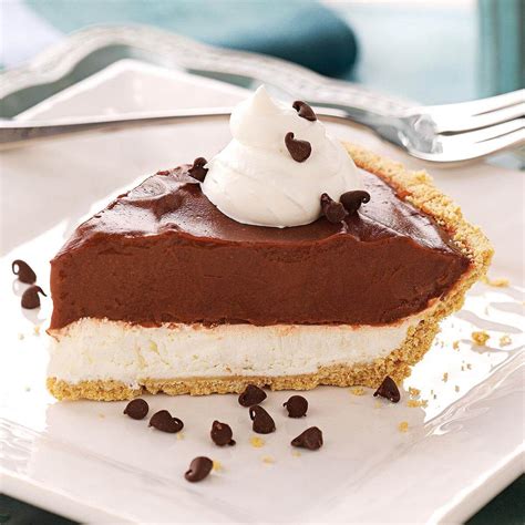 Chocolate Cream Cheese Pie Recipe | Taste of Home