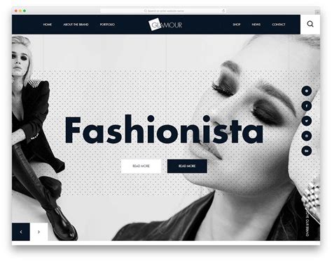 Glamour - Fashion Brand Website Template 2024 - Colorlib