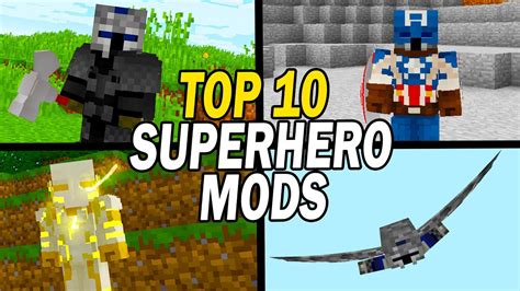 Top 10 Minecraft Superhero Mods - YouTube