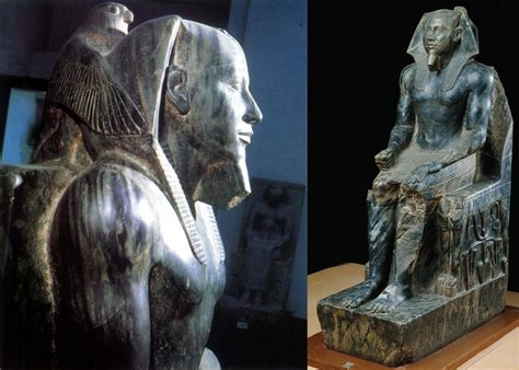 [Unknown, Khafre enthroned, ca. 2520-2494 BCE, diorite, Ancient Egypt ...