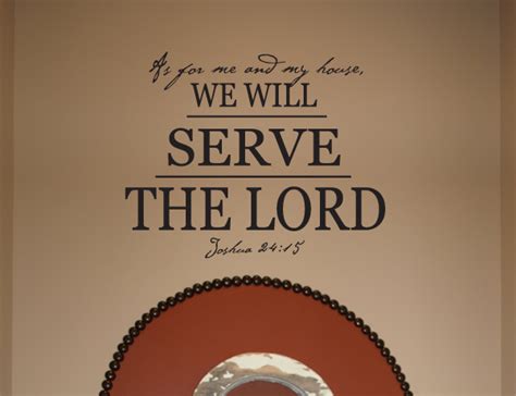 Serve the Lord - Beautiful Wall Decals