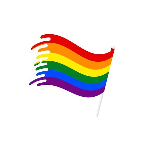 Pride Flags Lgbt Pride Flags Sign Rainbow Vector Rainbow Flag Waving | Images and Photos finder