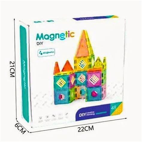 Magnetic Tiles For Kids 48pc, Concentration, Child Age Group: 4-6 Yrs at Rs 1190/piece in Bengaluru