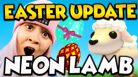 ADOPT ME EASTER UPDATE - NEON LAMB HACK ;) NEW ITEMS NEW PET LAMB ...