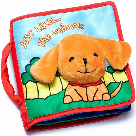 Soft Book Toy Babies Fabric Activity Crinkle Cloth Handmade Educational ...