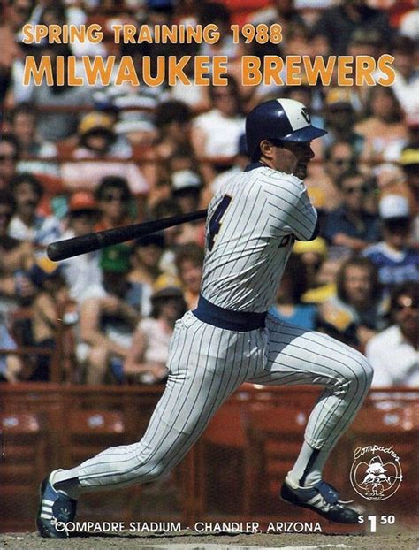 MLB Spring Training Program: Milwaukee Brewers (1988) | SportsPaper.info