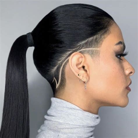 The 50 Coolest Shaved Hairstyles for Women - Hair Adviser | Undercut ...