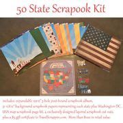 50 States Scrapbook Album Kit