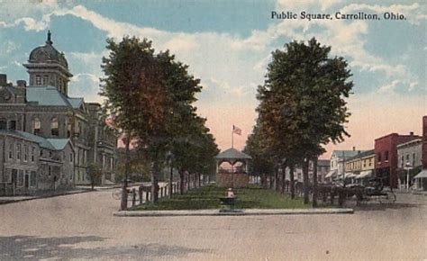 OH - Carrollton. Public Square | Carrollton, Ohio Vintage & Historical Picture Coll | Flickr