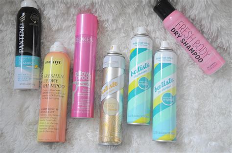 Dry Shampoo - Review of some of the most popular brands