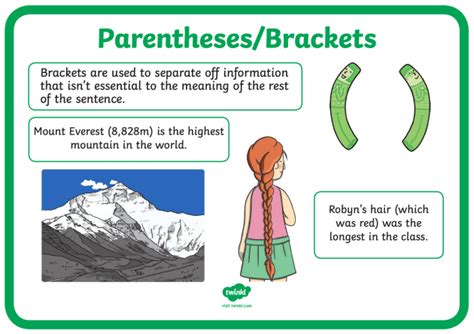 What is a Parenthesis | Definition & Examples | Twinkl