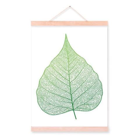 Vayne Dried Bodhi Leaf Hanging Scroll Painting | Bodhi leaf, Bodhi tree drawing, Leaf drawing