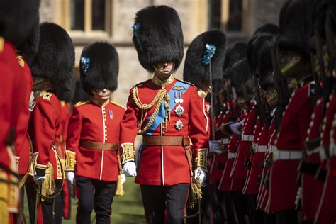 HRH The Duke of Cambridge presents new Colours to the Irish Guards for ...