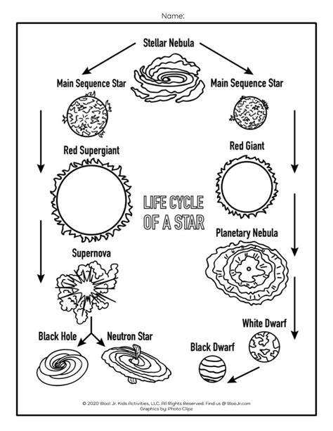 Star Life Cycle Worksheet | Images and Photos finder